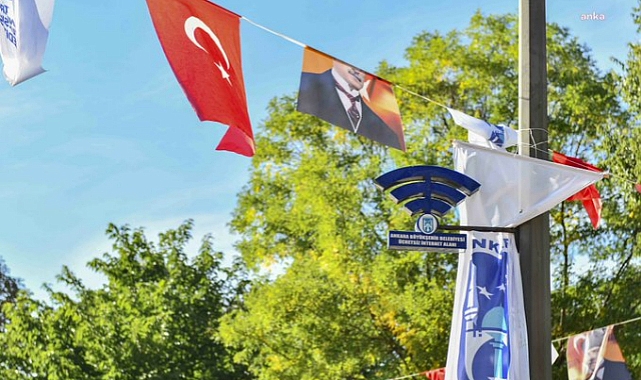 ANKARA BÜYÜKŞEHİR BELEDİYESİ'NDEN 57 NOKTADA ÜCRETSİZ Wİ-Fİ HİZMETİ