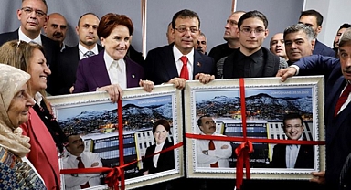 Akşener'in de katıldığı açılış töreninde konuşan İmamoğlu'ndan sert sözler: 'O yaptı, bu yaptı demiyoruz'