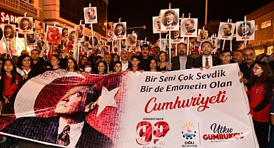 Cumhuriyetin 99 Yılı Çiğli’de Coşkuyla Kutlandı