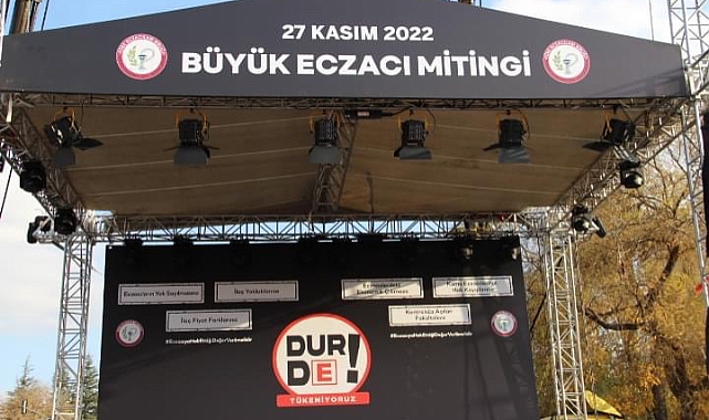 Eczacılar karar aldı: Miting ve eczane kapatma eylemi