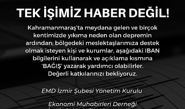 8 Basın Meslek Kuruluşu ‘TEK İŞİMİZ HABER DEĞİL’