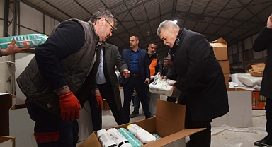 TORBALI'DA DEPREM BÖLGESİ İÇİN SEFERBERLİK