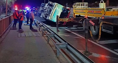 Alanya Kestelspor'un takım otobüsü, Ofspor deplasmanı dönüşü devrildi: 2 futbolcunun durumu ağır