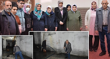 Depremden sonra bodrum katta ortaya çıktı, 14 aile binayı terk etti! 'Sürekli su geliyor, çaresiziz'