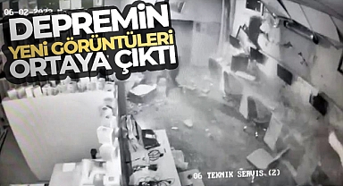 Depremin yeni görüntüleri ortaya çıktı!