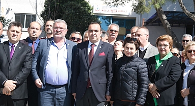 İYİ PARTİ İZMİR İL BAŞKANI FOÇADA KONUŞTU: FOÇA ESKİ DEVLET HASTANESİNİ SATTIRMAYACAĞIZ!