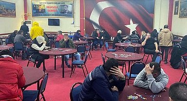İzmir'de kumar oynayan 278 kişiye suçüstü