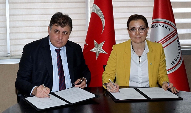 KalDer İzmir Şubesi ile Karşıyaka Belediyesi işbirliği yapacak. Tugay ve Kılıç protokol imzaladı.