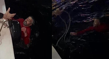 Karaköy'de denize düşen kişiyi tekne kaptanı kurtardı