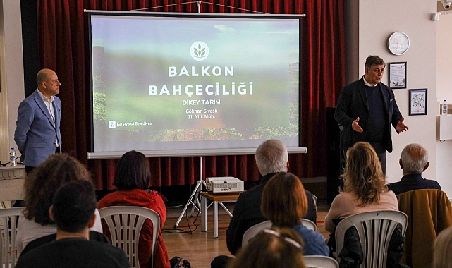 Karşıyaka’da balkon bahçeciliği eğitimine yoğun ilgi
