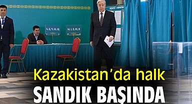 Kazakistan’da halk sandık başında
