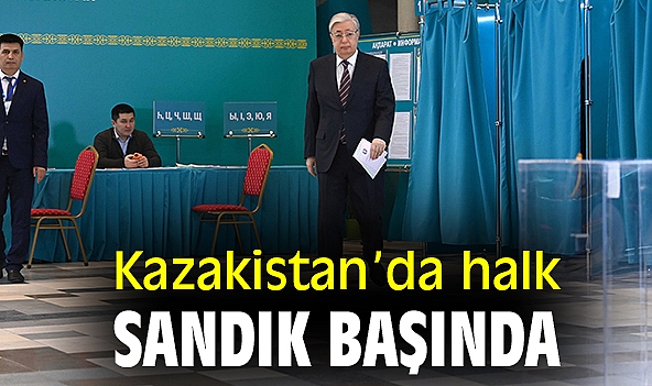 Kazakistan’da halk sandık başında