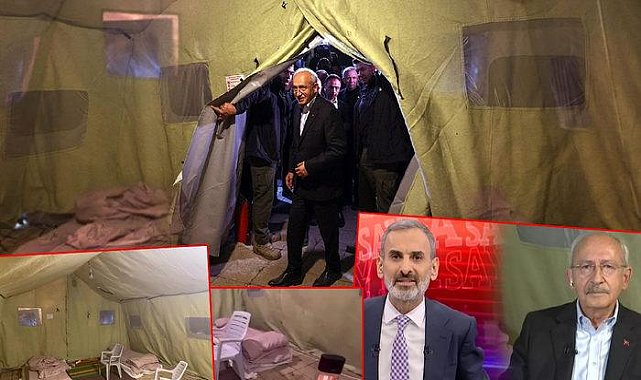 Kılıçdaroğlu’nun deprem bölgesinde kaldığı çadır görüntülendi! Sert sözler: 'Tam bir facia, akıldışı'