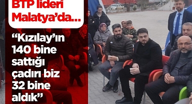 “Kızılay’ın 140 Bine Sattığı Çadırı Biz 32 Bine Aldık”