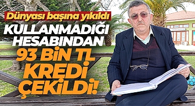 Kullanmadığı hesabından 93 bin TL kredi çekildi