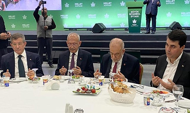 Millet İttifakı'nın 4 lideri İstanbul'da iftarda bir araya geldi