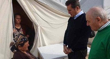 TDP Genel Başkanı Sarıgül, Hatay’da çadır kentteki depremzedeleri ziyaret etti