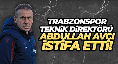 Trabzonspor'da Abdullah Avcı istifa etti
