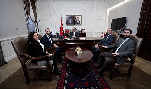 TÜGİAD Ege Yönetim Kurulu, Vali Köşger'i ziyaret etti.