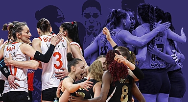 Türk bayrağı kadın voleybolcularla Avrupa’nın zirvesinde! Tarihte ilk kez üç takımla birden yarı final oynayacağız