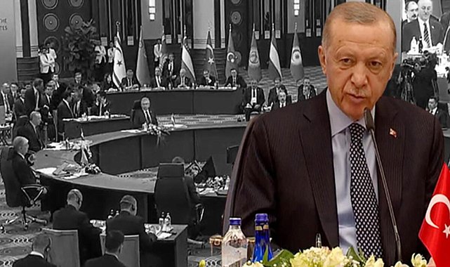 Türk Devletleri Teşkilatı Zirvesi... Cumhurbaşkanı Erdoğan: Afetlerle mücadelede iş birliğini artırmalıyız