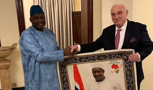 Afrika Ticaret Merkezi’nden Gambiya Cumhurbaşkanına Ziyaret