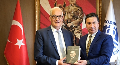 ALMAN KONSOLOS DR. WOLTER’DAN BAŞKAN ARAS'A ZİYARET