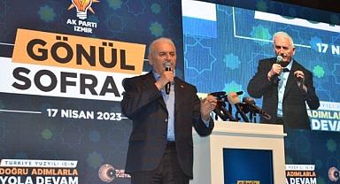 Binali Yıldırım, İzmir'de düzenlenen iftar yemeğinde konuştu