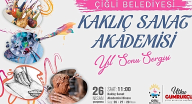 Çiğlili Kursiyerlerden Yıl Sonu Sergisi