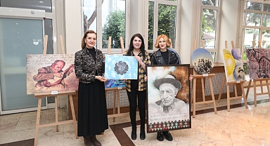 DEÜ'DE AŞIK VEYSEL, RESİM SERGİSİ İLE ANILDI