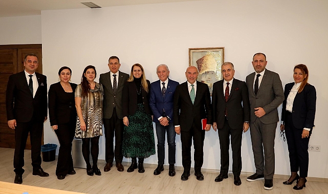 EGSD ve MHGF’den Soyer’e ziyaret : İzmir'deki fuarları birlikte büyütecekler.