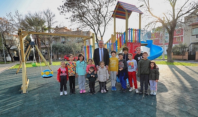Gaziemir’de, park ve yeşil alanlara 44 milyonluk yatırım