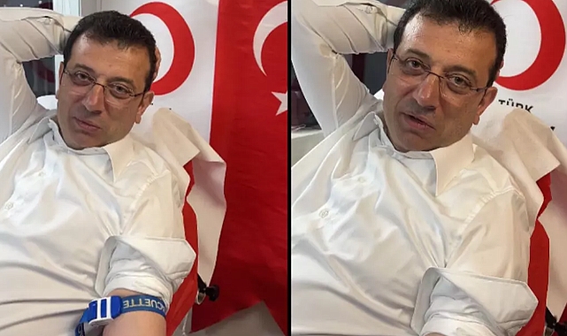 KIZILAY HEPİMİZİN!: EKREM İMAMOĞLU HERKESİ KAN VERMEYE DAVET ETTİ