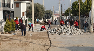 Menderes Belediyesinden yoğun mesai