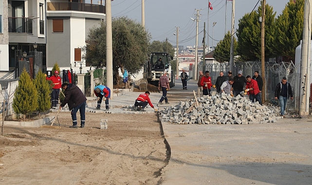 Menderes Belediyesinden yoğun mesai