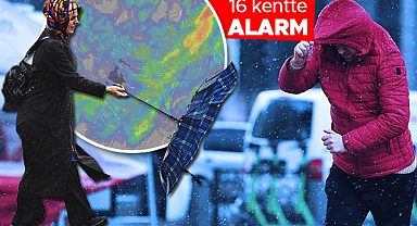 Son dakika... Meteoroloji'den yeni hava durumu raporu: 16 kentte kuvvetli sağanak alarmı