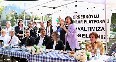 TUGAY VE KINAY, ÖRNEKKÖYLÜ KADINLARLA BULUŞTU