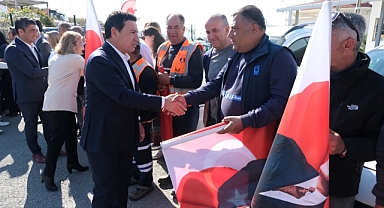 BAŞKAN ARAS, 1 MAYIS’TA ÇALIŞANLARIYLA BULUŞTU