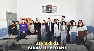 Bayraklı’da sınav heyecanı