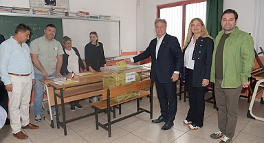 Bornova Belediye Başkanı Mustafa İduğ oy kullandı