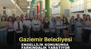 Gaziemir Belediyesi engellilik konusunda farkındalık yaratıyor
