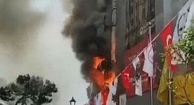 KARŞIYAKA'DA KORKUTAN YANGIN