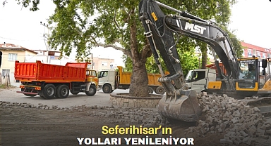 Seferihisar’ın yolları yenileniyor