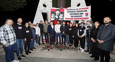 ÜÇ FİDAN İDAMLARININ 51.YILINDA BUCA'DA ANILDI