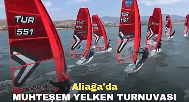 Aliağa'da Muhteşem Yelken Turnuvası