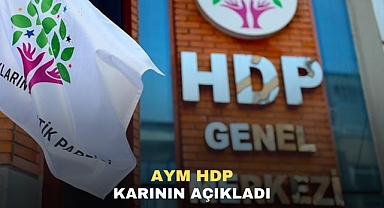 AYM HDP Kararını Açıkladı