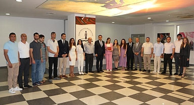 Azerbaycanlı eğitimcilerden İzmir İl Milli Eğitim Müdürüne ziyaret