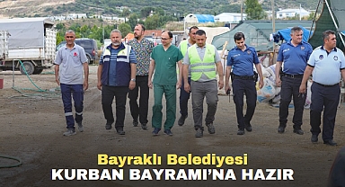Bayraklı Belediyesi Kurban Bayramı’na hazır