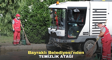 Bayraklı Belediyesi'nden temizlik atağı