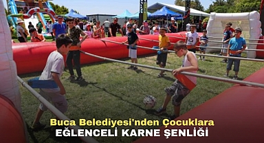 Buca Belediyesi'nden Çocuklara Eğlenceli Karne Şenliği